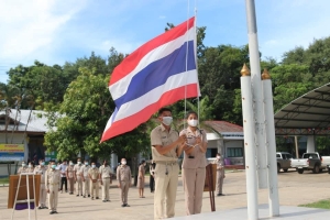 กิจกรรมเคารพธงชาติสวดมนต์ไหว้พระ เกร็ดความรู้ประจำวันจันทร์ จากกองช่าง